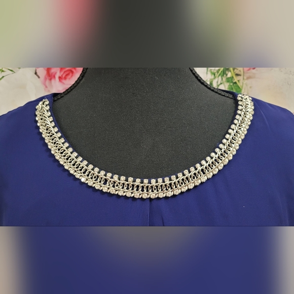 JBS sleeveless evening dress Navy/indigo - Picture 2 of 4